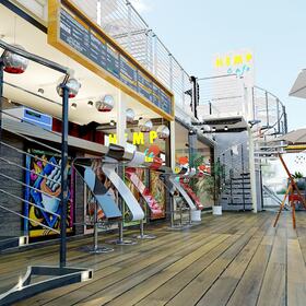 Outdoor cafe
