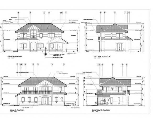 I will create professional building elevations, facades in AutoCAD