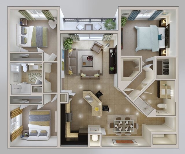 I will create a 2-D drawings & furniture detail