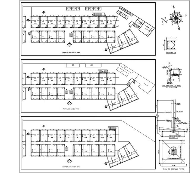 I will create Complete AutoCAD Building Design — Floor Plans, Elevations & Sections