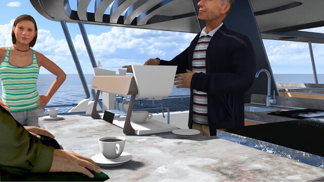 I offer marine product 3D rendering and yacht visualization services