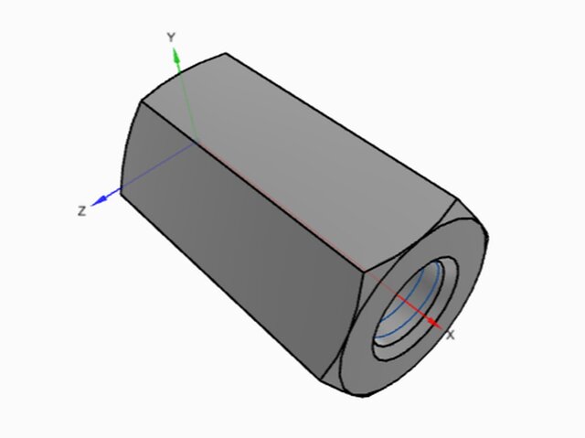 I design hexagon nuts for manufacturing and product development