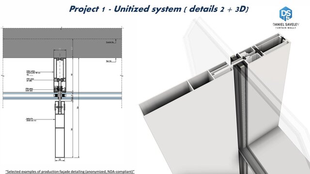 I will create 3D CAD models and fabrication-ready drawings for facades and skylights