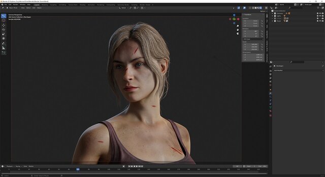 I will model 3D character, metahuman, stylized character and rigging