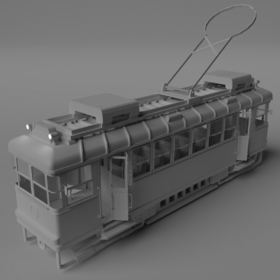 Vintage streetcar
