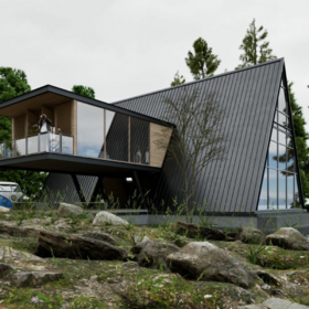 A-frame cabin